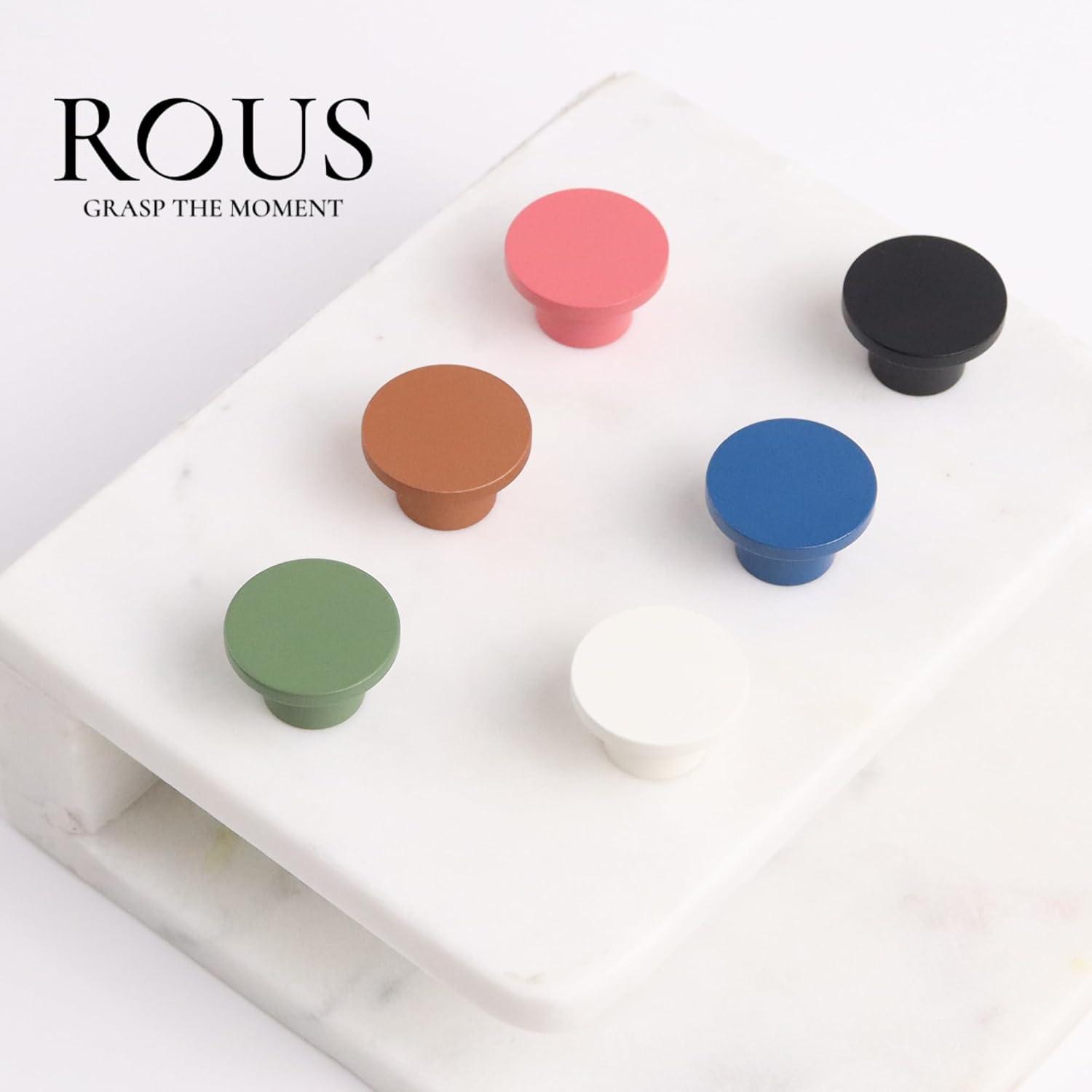 ROUS ROUS Hardware Mid-Century Modern Round Knob