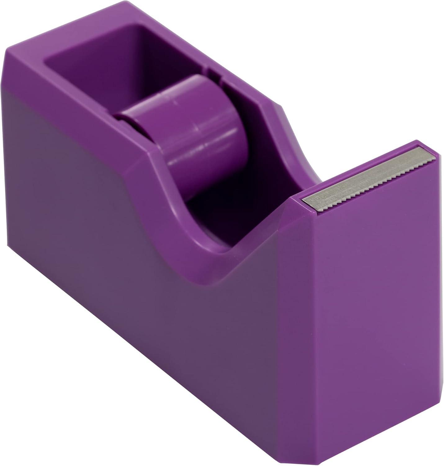 JAM Paper Colorful Desk Tape Dispensers - Purple