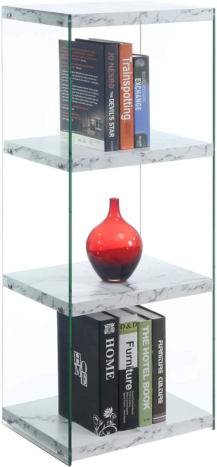 Convenience Concepts Soho 4 Tier Tower Bookcase