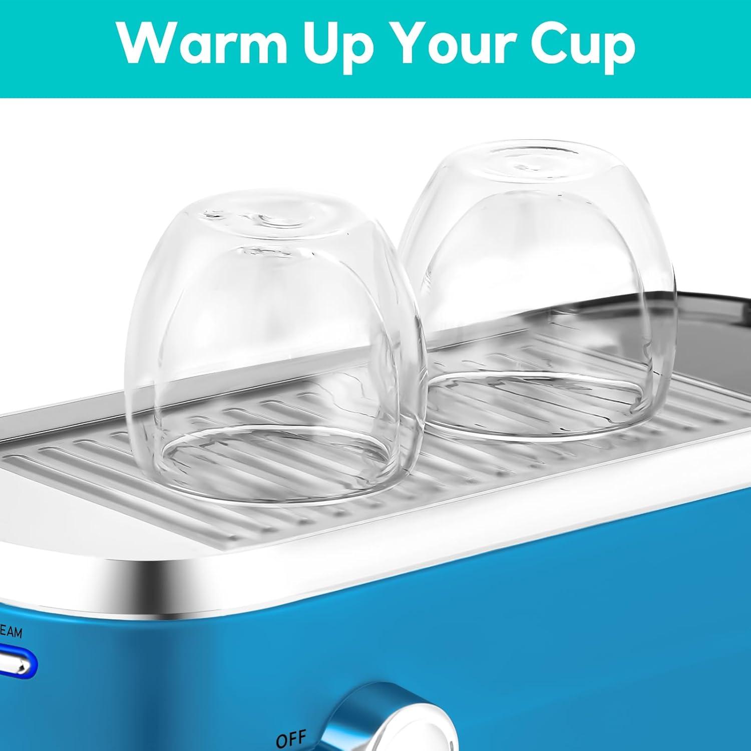 CASABREWS CASABREWS CM5418 20 Bar Espresso Machine Coffee Maker W/ Powerful Steam Wand Stainless Steel