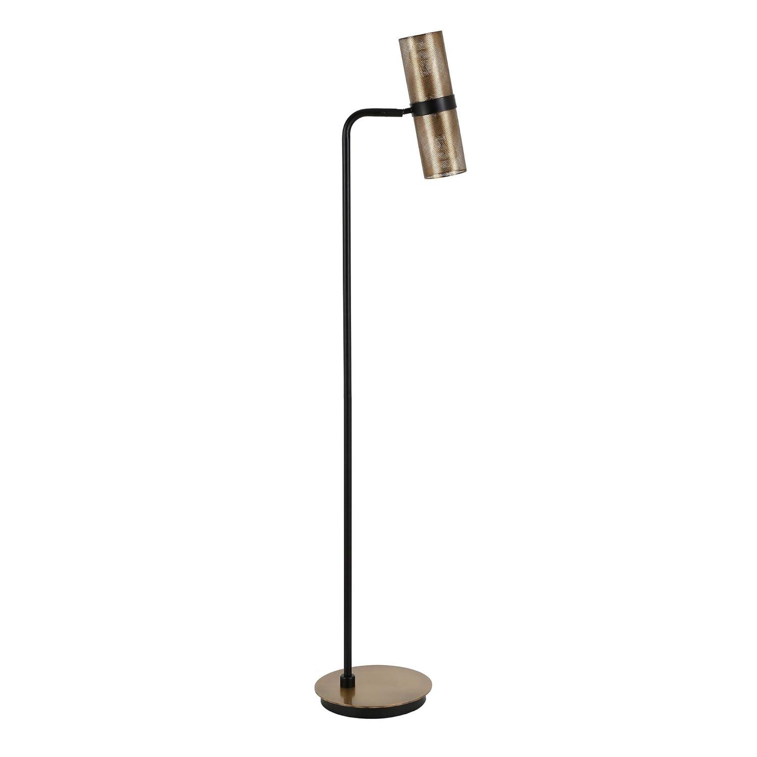 Evelyn&Zoe Industrial Metal Floor Lamp