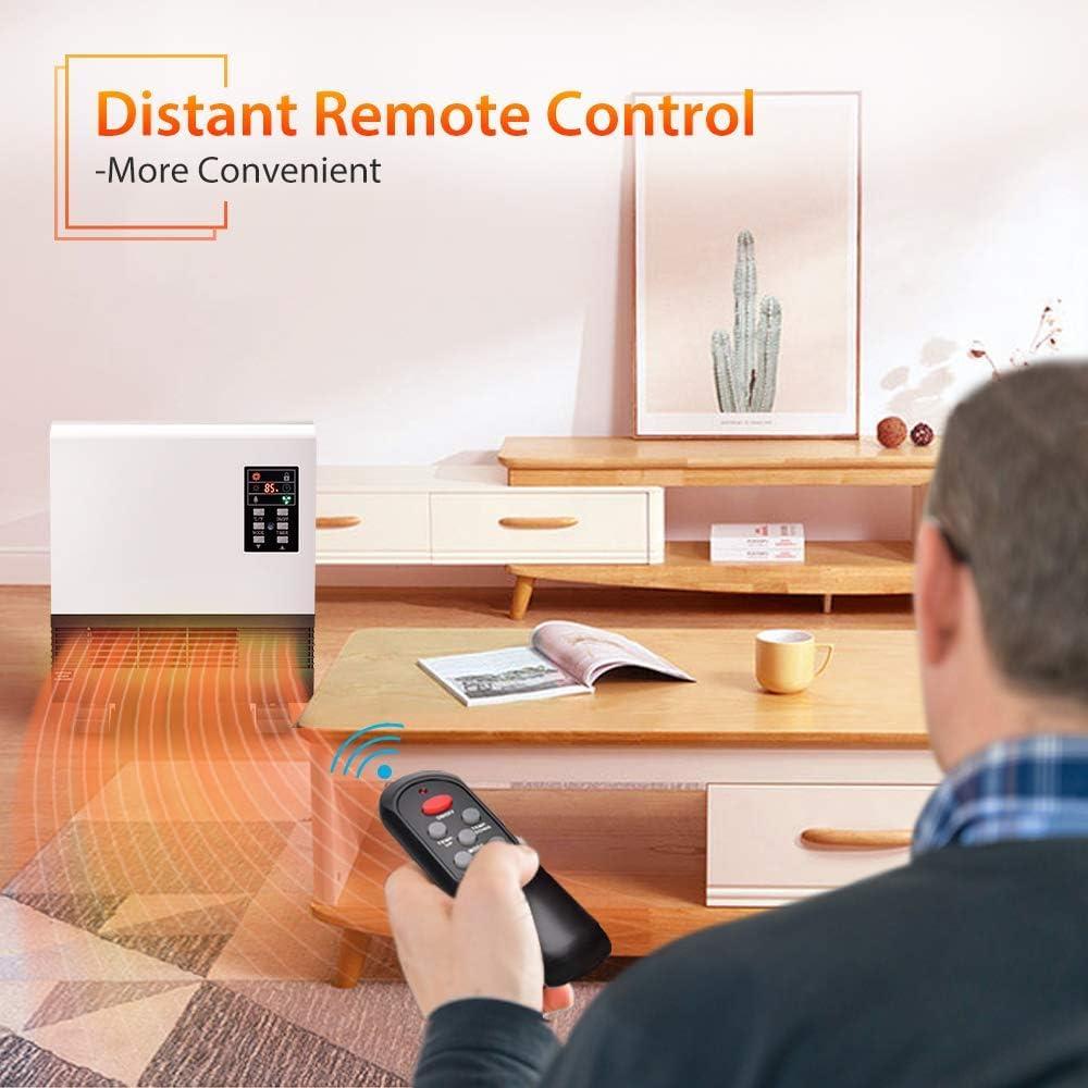 Ecotronic 1500W Corded Electric Space Heater, 3 Heat Settings, Child Lock, for 260 sq ft, New