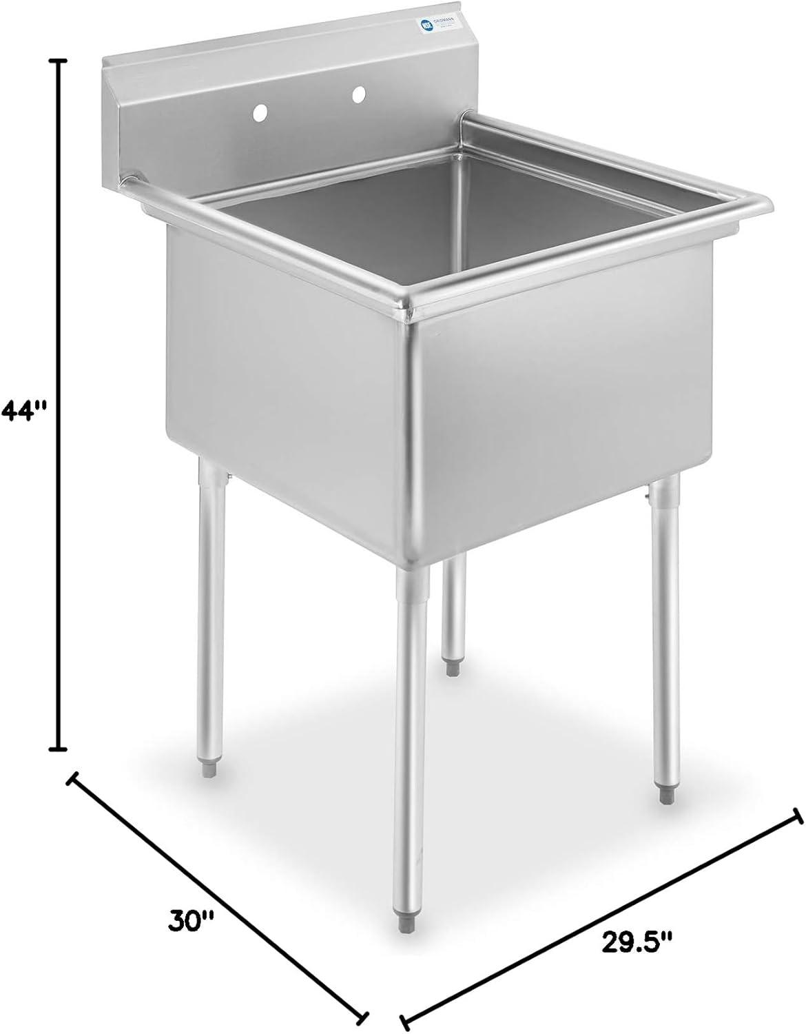 30" L x 29.5" W Free Standing Service Sink