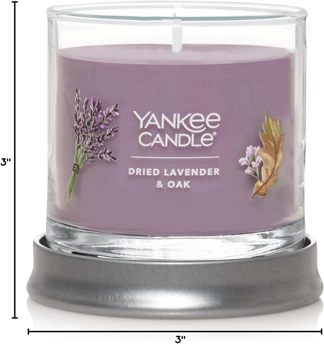 Dried Lavender & Oak Scented Small Soy Tumbler Candle