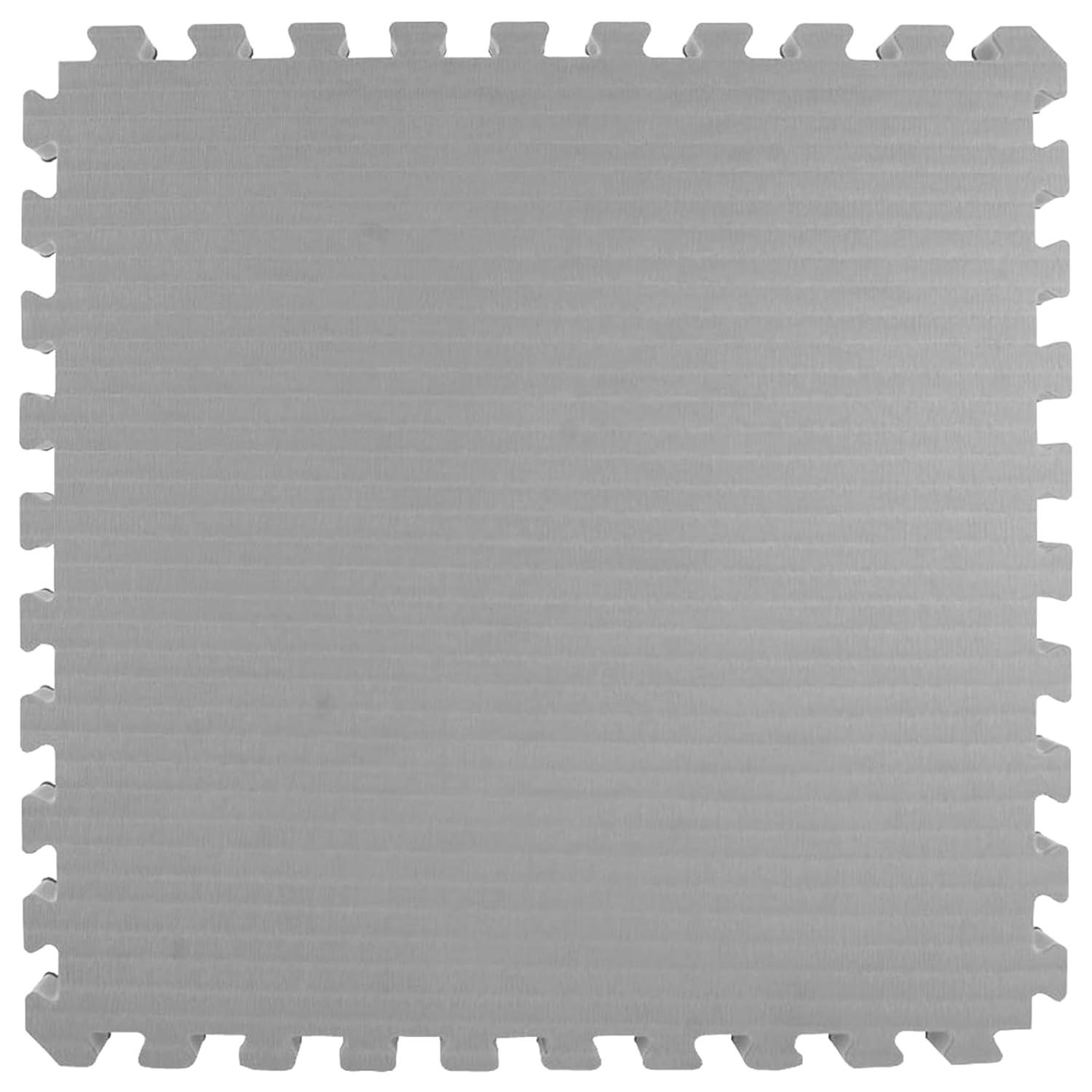 Greatmats Home BJJ MMA Puzzle Mats for Judo, Jiu Jitsu, Black/Gray Tatami finish 10 Pack, 2x2 ft x 1.5 inch