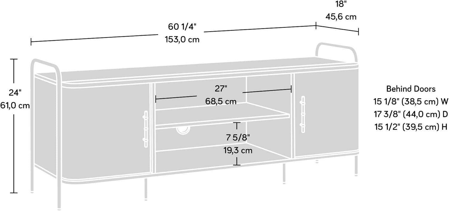 Coral Cape Sindoori TV Stand for TVs up to 60" Mango - Sauder