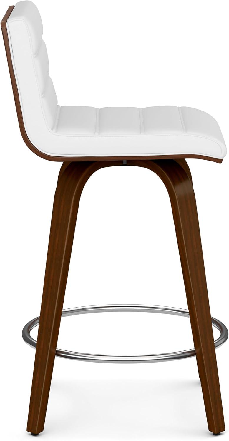Roland Swivel Upholstered Counter Stool