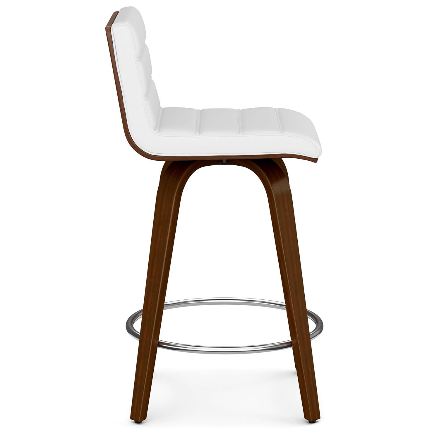 Roland Swivel Upholstered Counter Stool