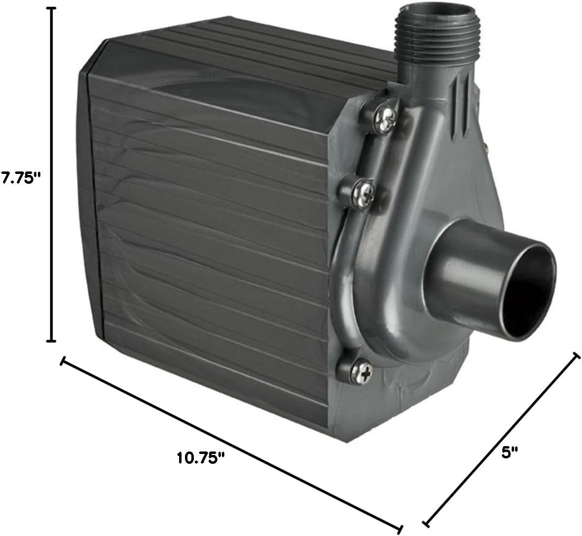 Danner Manufacturing, Inc., Pondmaster Pond-Mag, 250 GPH Magnetic Drive Water Pump, 02522