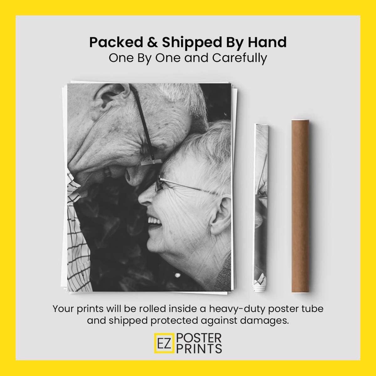 Higly Detailed Sky Map Poster - Constellations with Star Names - Wall Art Print for School Home Office Classroom Décor - 16X24 inches