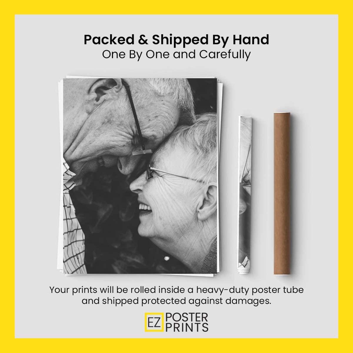 Higly Detailed Sky Map Poster - Constellations with Star Names - Wall Art Print for School Home Office Classroom Décor - 16X24 inches