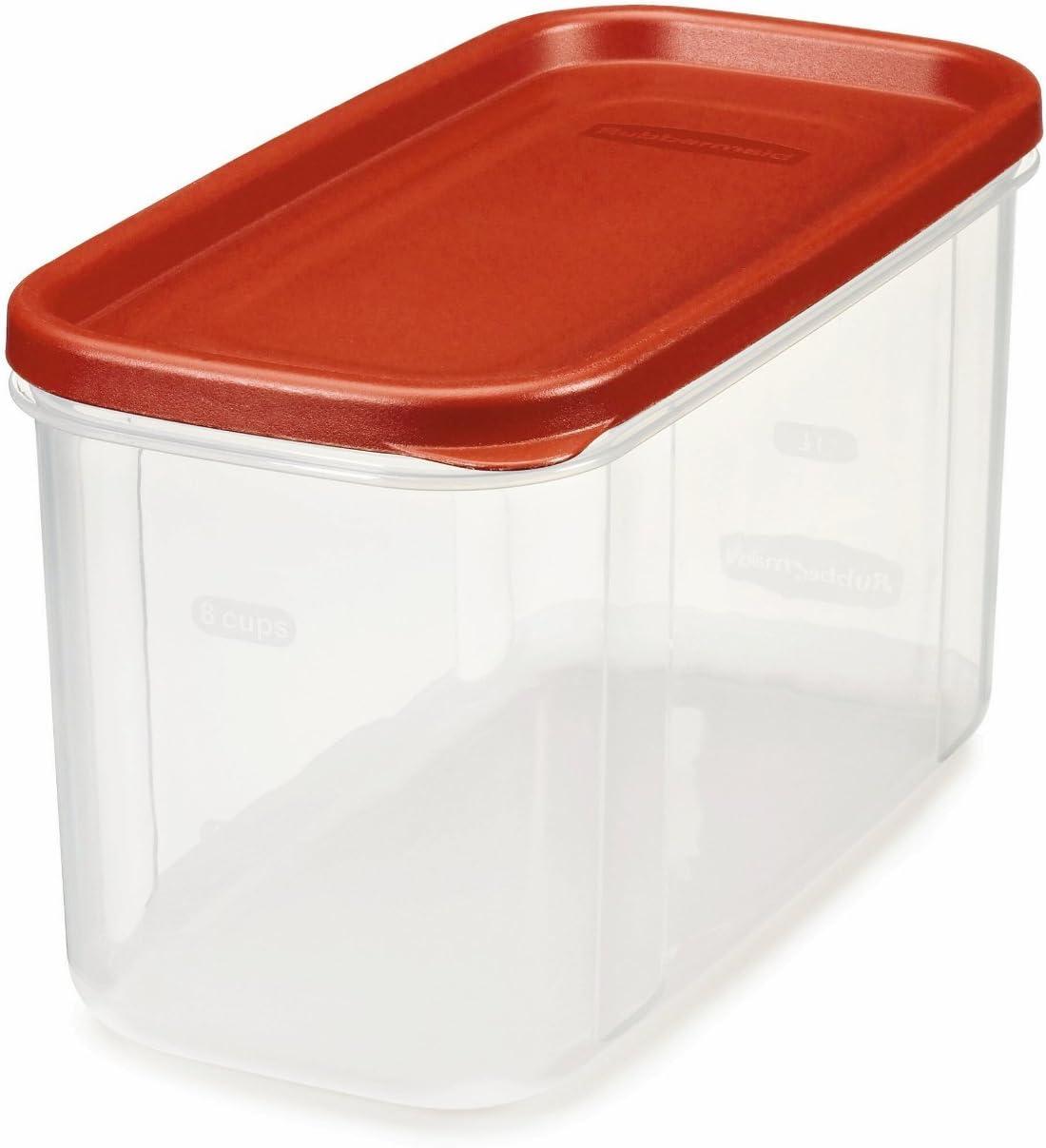 Rubbermaid Modular Canister Food Storage Container with Lid, 10 Cup