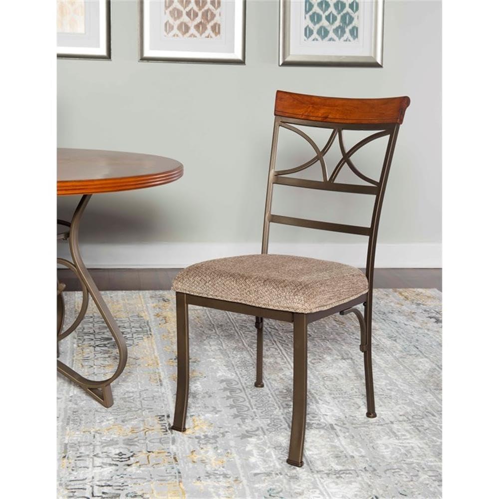 Powell Hamilton Dining Chair, Set of 2, Cherry