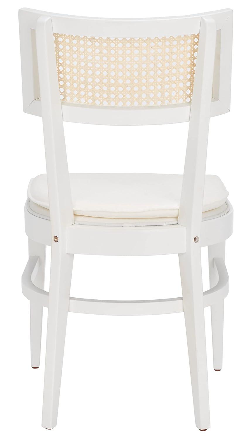 Galway Cane Dining Chair - DCH1007 - White/Natural - Safavieh