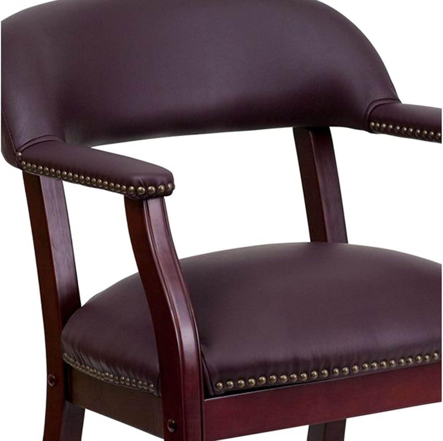 Paulson Conference Chair with Accent Nail Trim and Casters