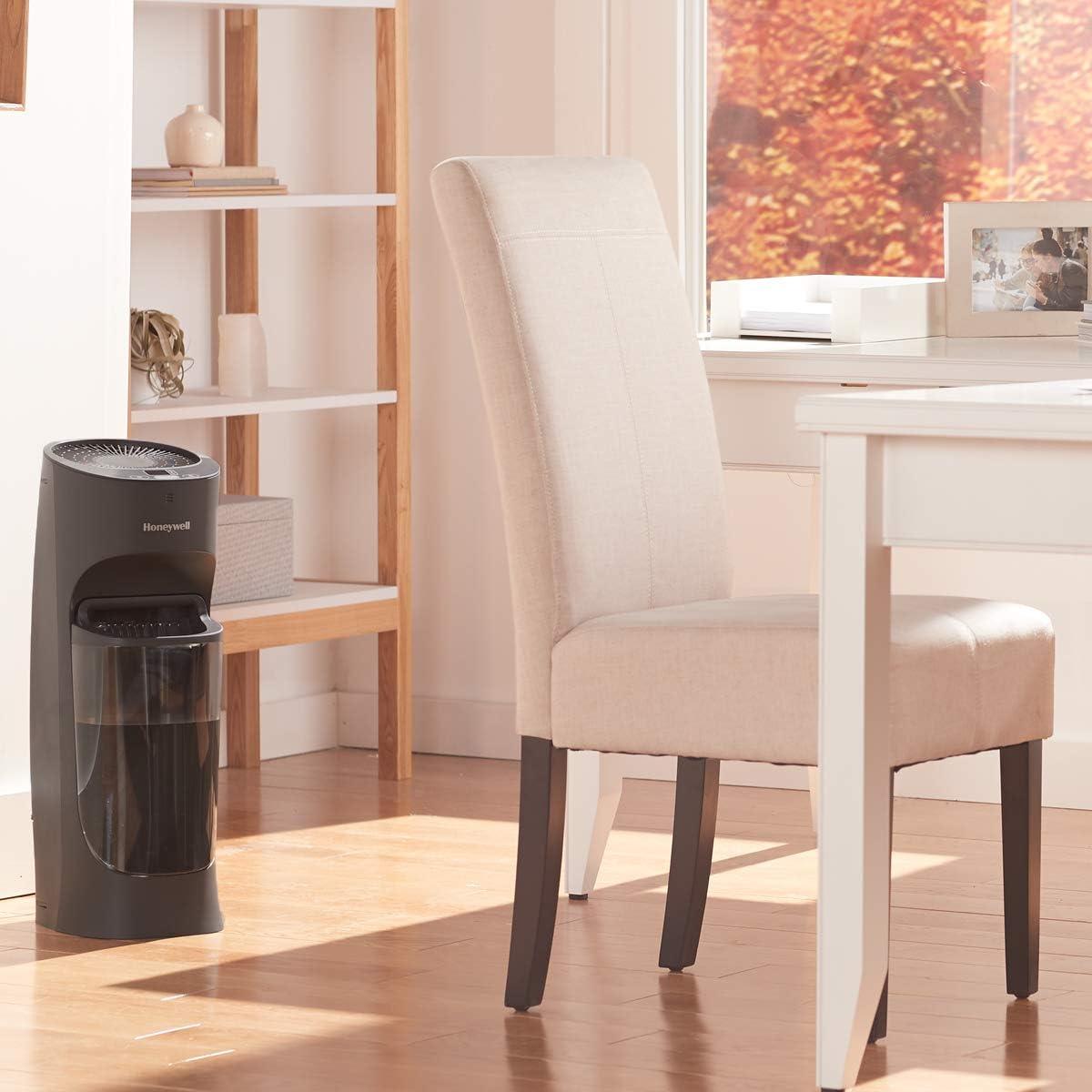 BEACHWATER POOL & SPA, LLC Top Fill Tower Humidifier, Digital Humidistat, Cool Mist Humidifier For Bedroom, Home Or Office With Space Saving Tower Design