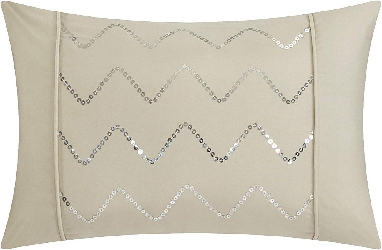 King Taupe Microfiber Down Alternative Bed in a Bag Set