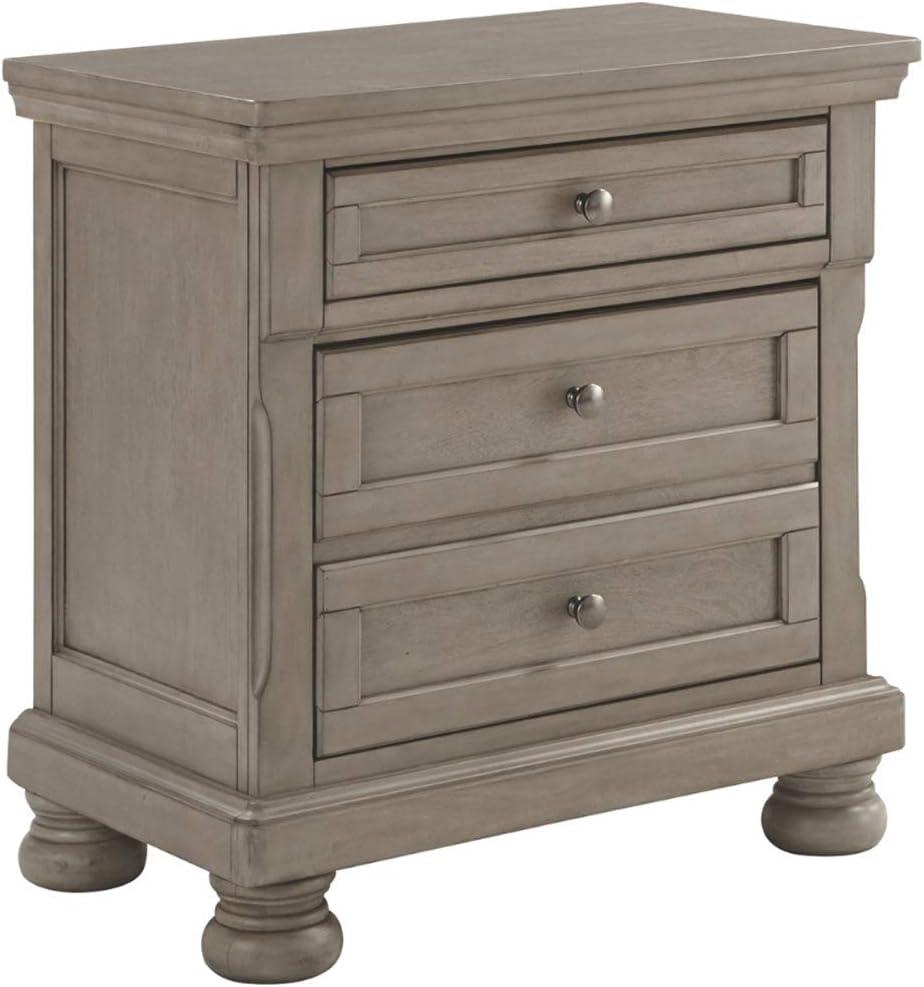 Lettner 2 - Drawer Nightstand in Gray