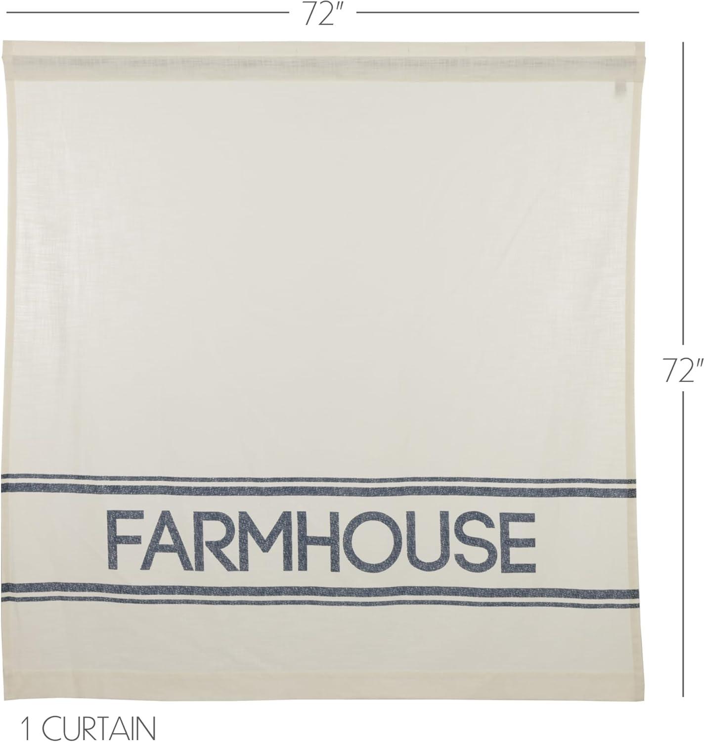 VHC Brands Sawyer Mill Cotton Shower Curtain