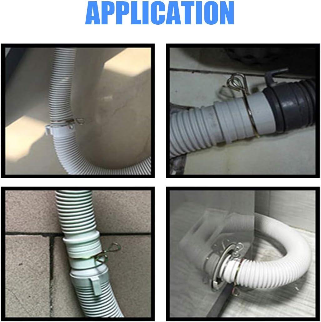 Glarks 290Pcs Fuel Line Hose Water Pipe Air Tubing Spring Clips Clamps Assortment Kit - Size 5-13MM