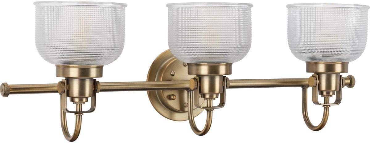 Rosser 3 Light Transparent Dimmable Vanity Light
