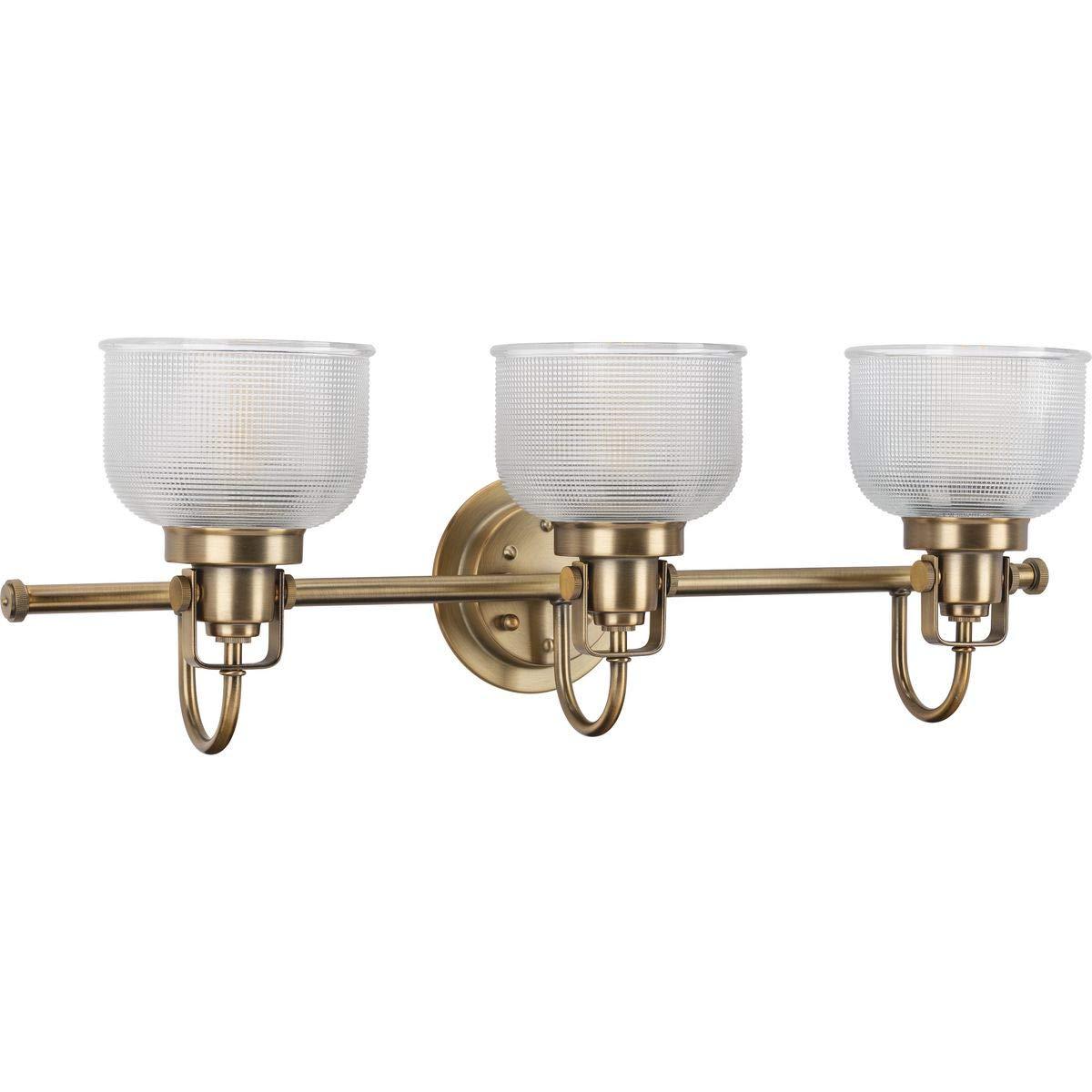 Rosser 3 Light Transparent Dimmable Vanity Light