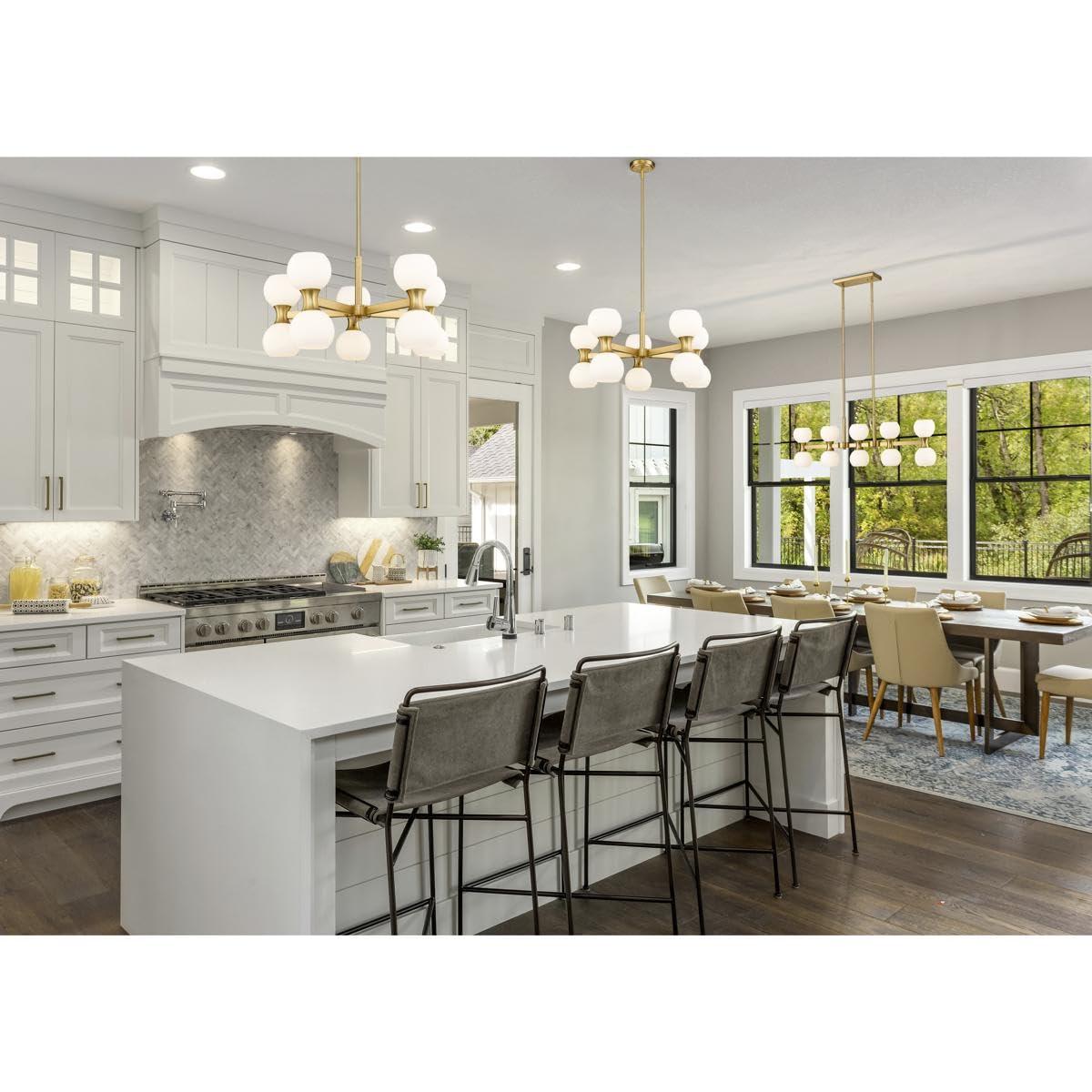 Z-Lite Artemis 10 - Light Chandelier in  Modern Gold