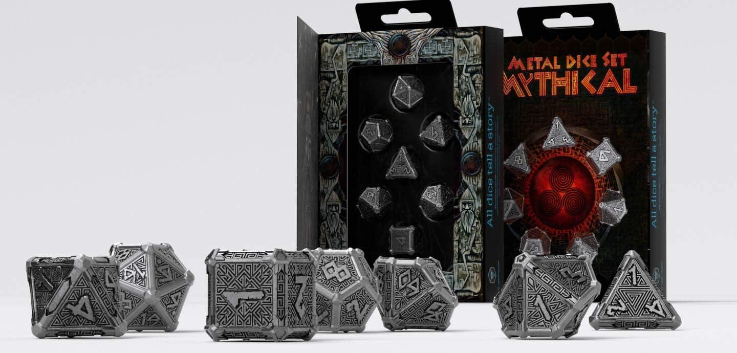 Q Workshop Mythical Metal Dice Set