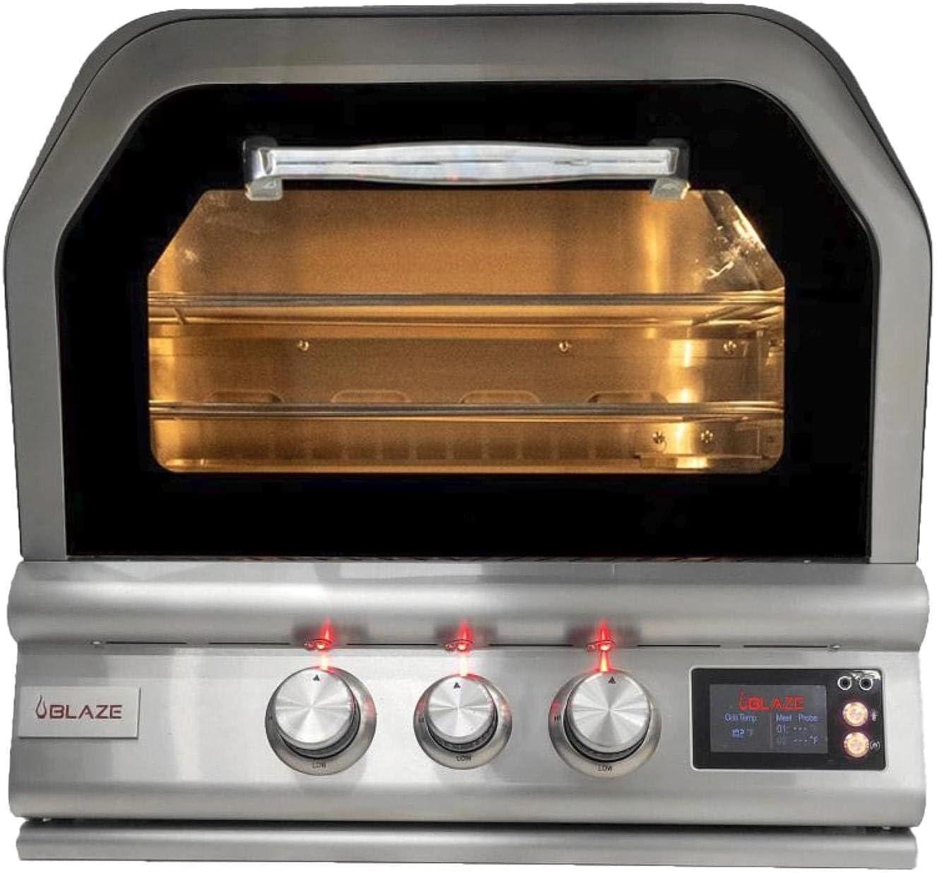 Blaze Grills Stainless Steel Built-In Natural Gas Pizza Oven