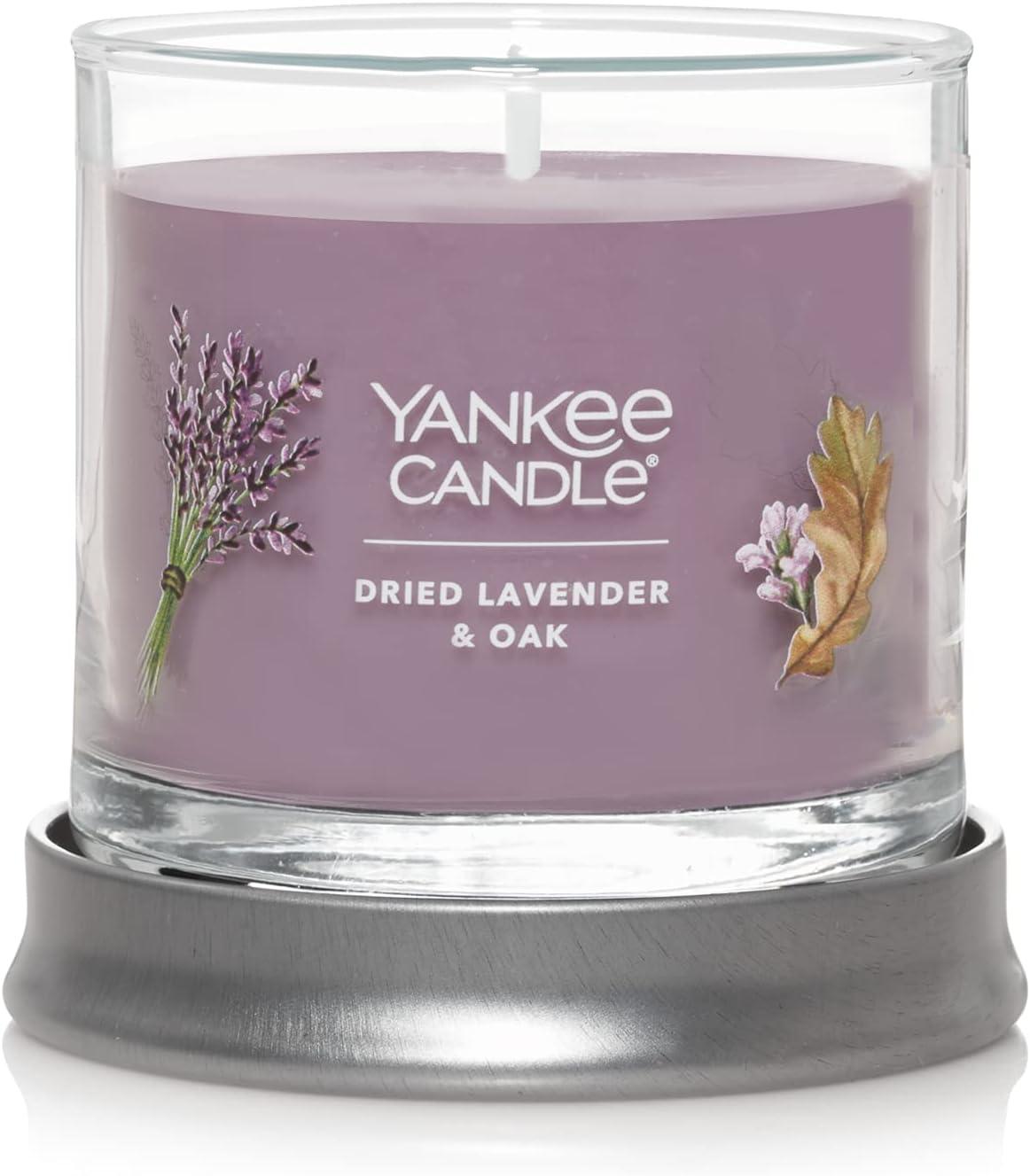 Dried Lavender & Oak Scented Small Soy Tumbler Candle