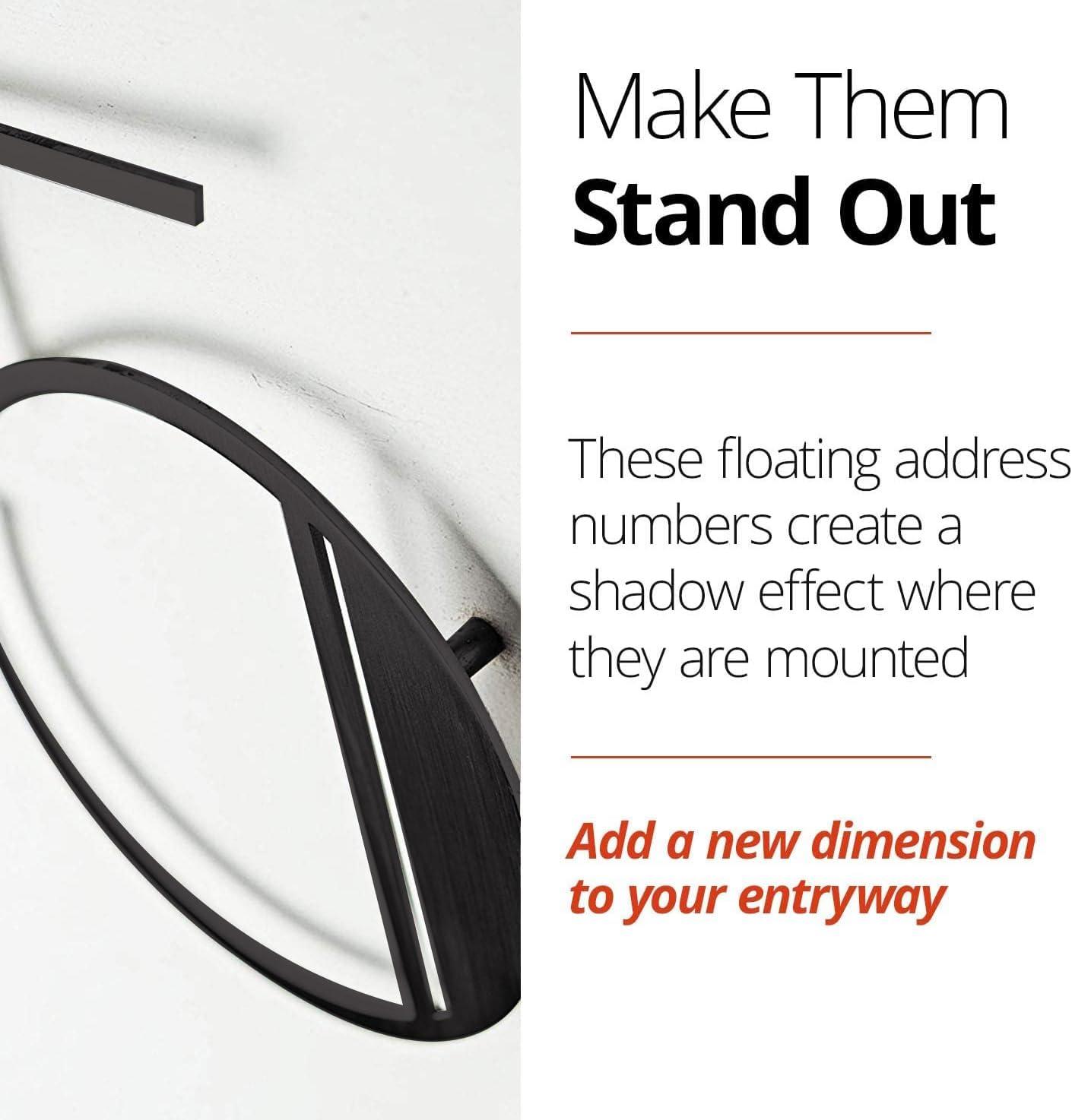 NACH Metal Floating Mount House Number