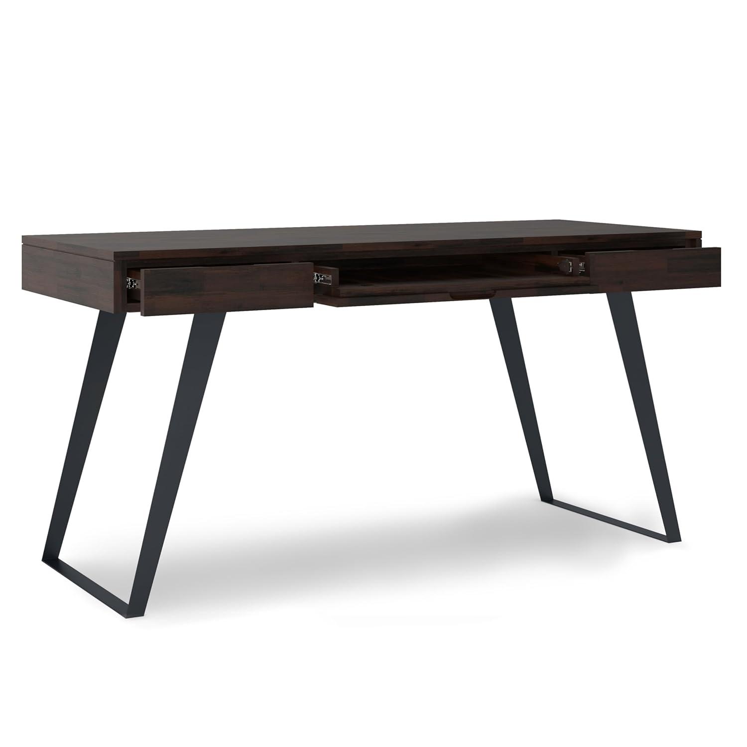 Simpli Home Lowry Solid Wood Desk