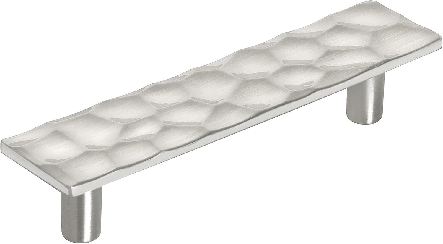 Kamari Satin Nickel Scalloped Cabinet Drawer Pull