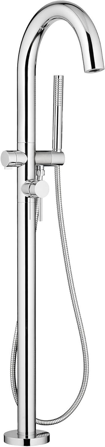 1 Handle Floor Tub Filler with Diverter