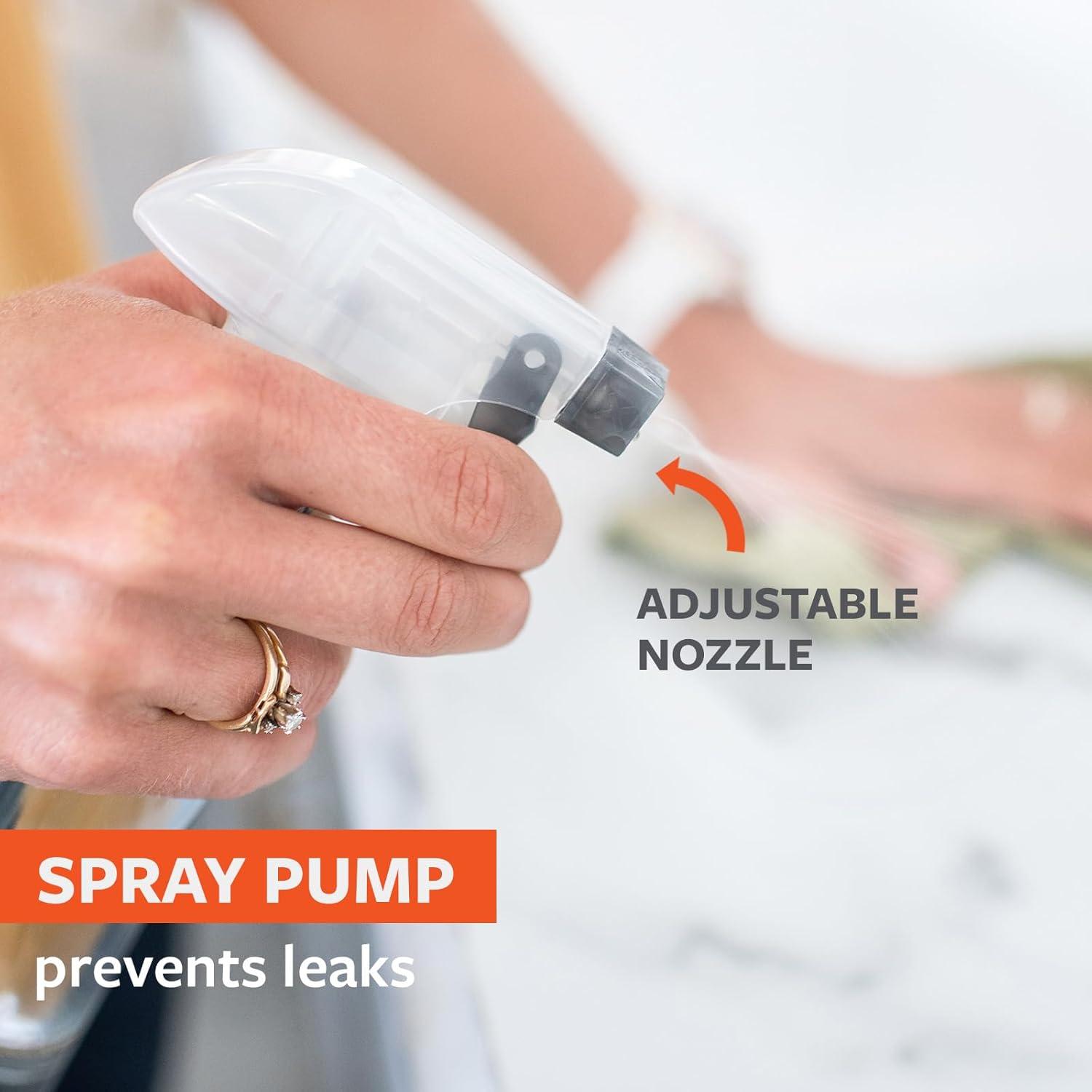 Full Circle Home Bottle Service Refillable Glass Spray Bottle Grey 16 oz - 1 ct