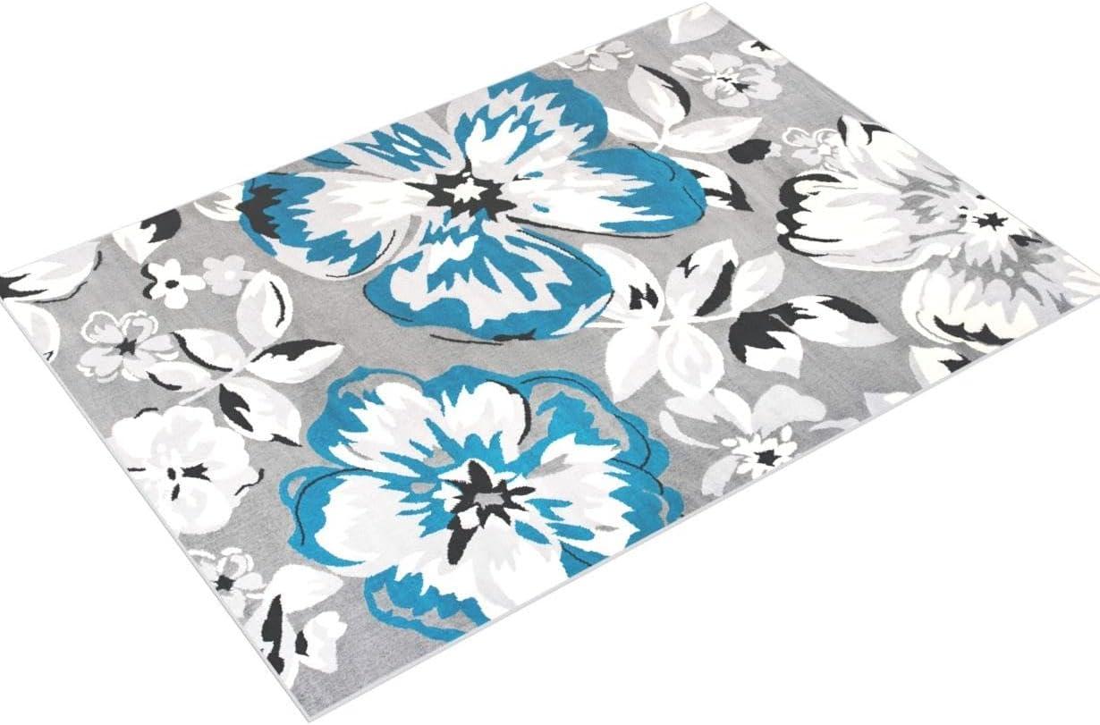 World Rug Gallery Modern Floral Desing Area Rug