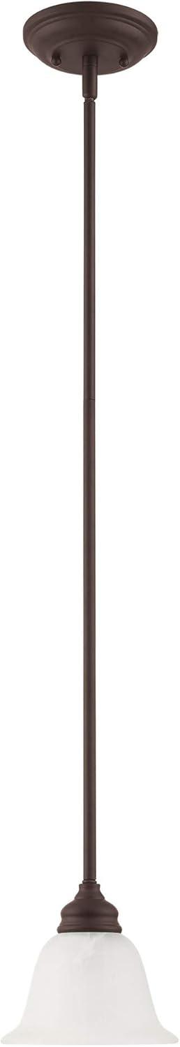 Livex Lighting Essex 1 - Light Pendant in  Brushed Nickel