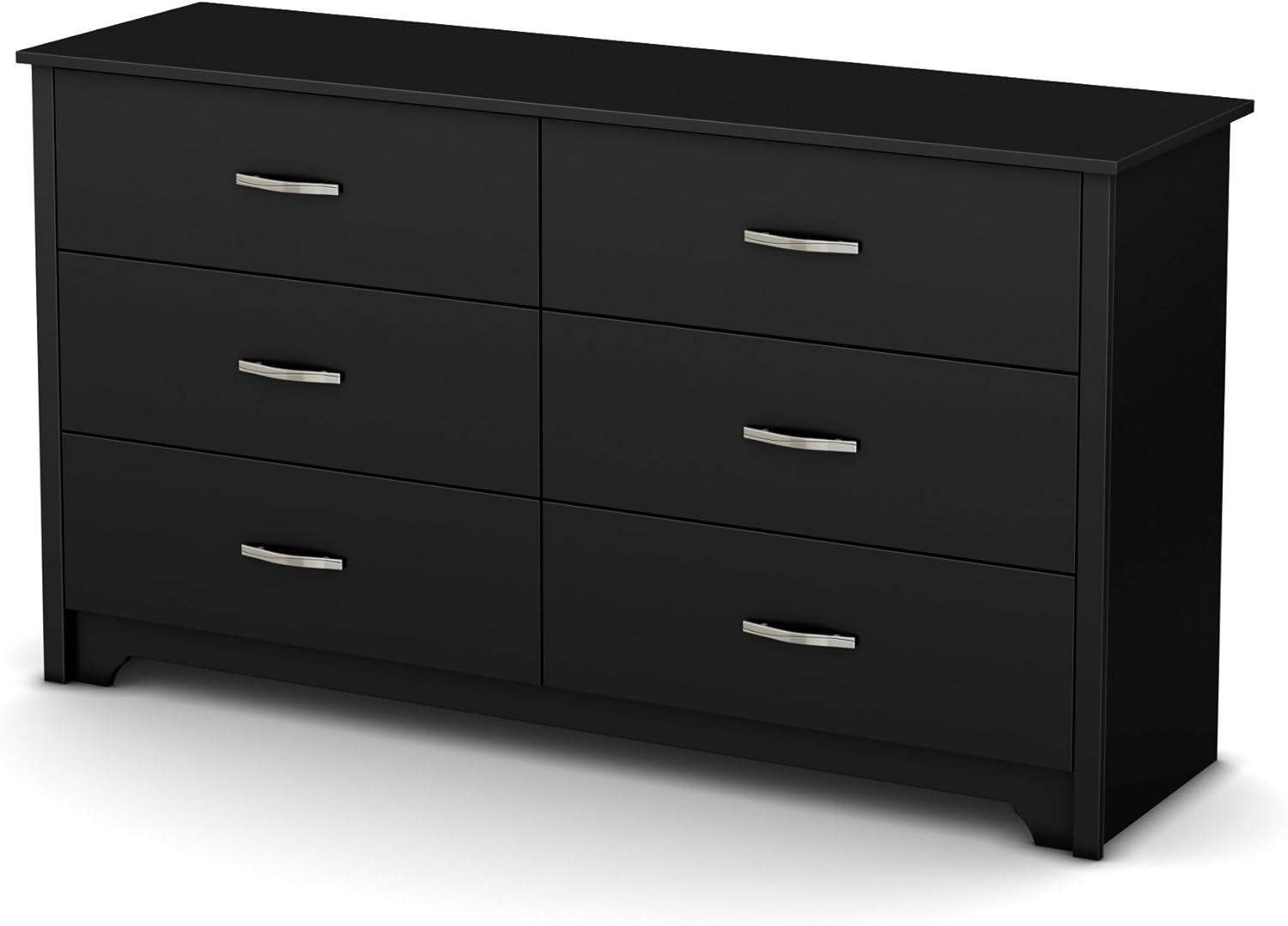 South Shore Fusion, Contemporary Dresser,  Black