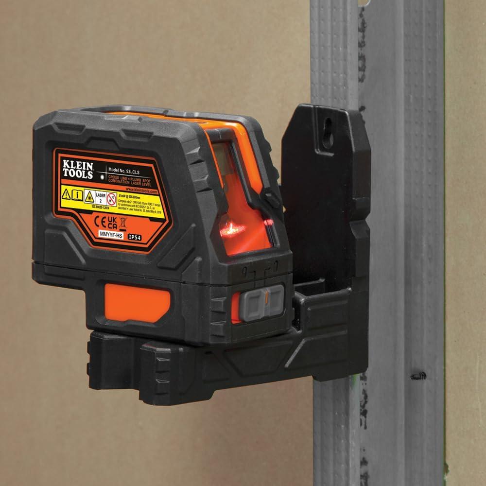 Klein Tools 93LCL Self-Level Cross-Line Laser Level with Plumb Spot