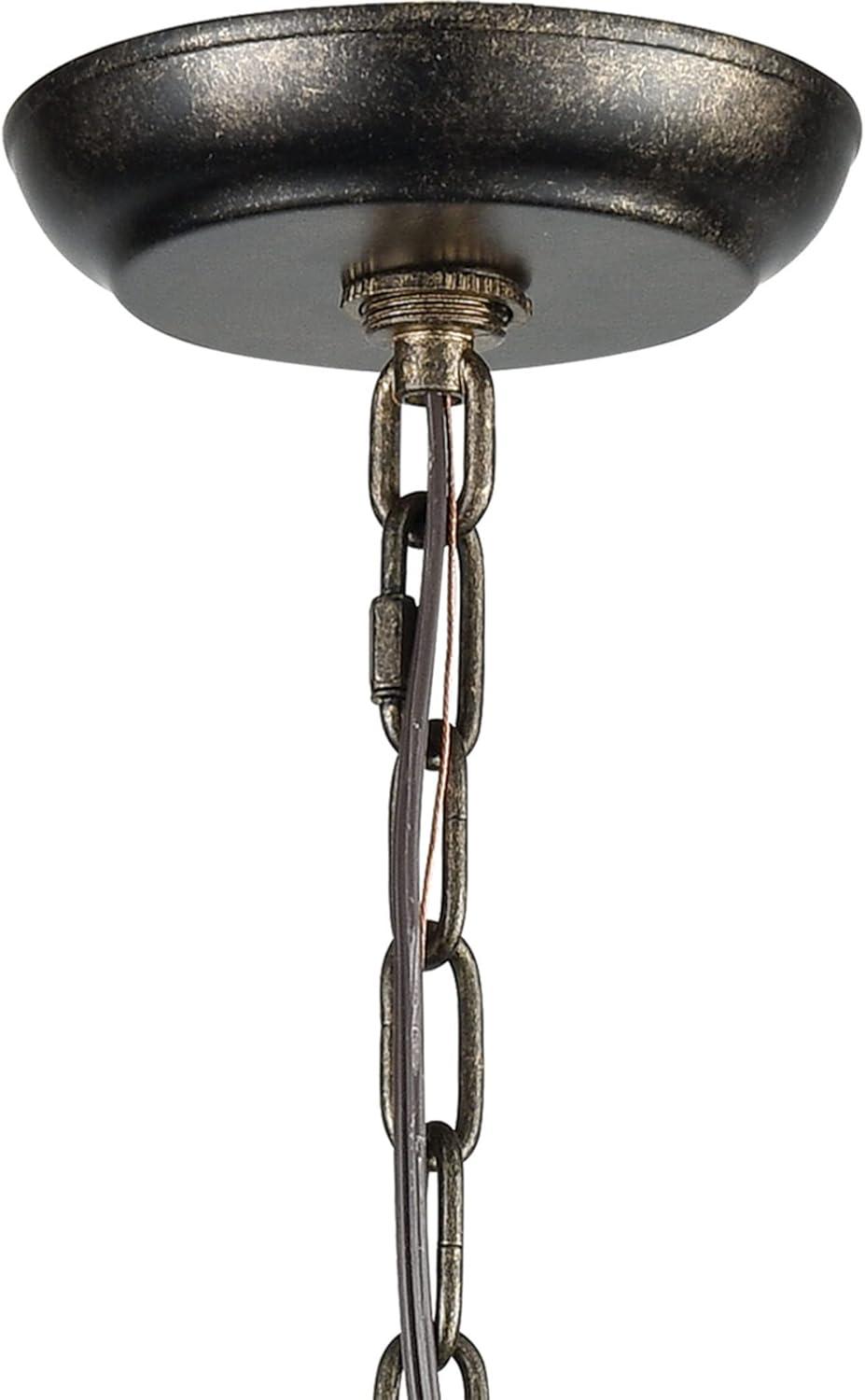 Elk Home Circeo 5 - Light Chandelier in  Deep Rust