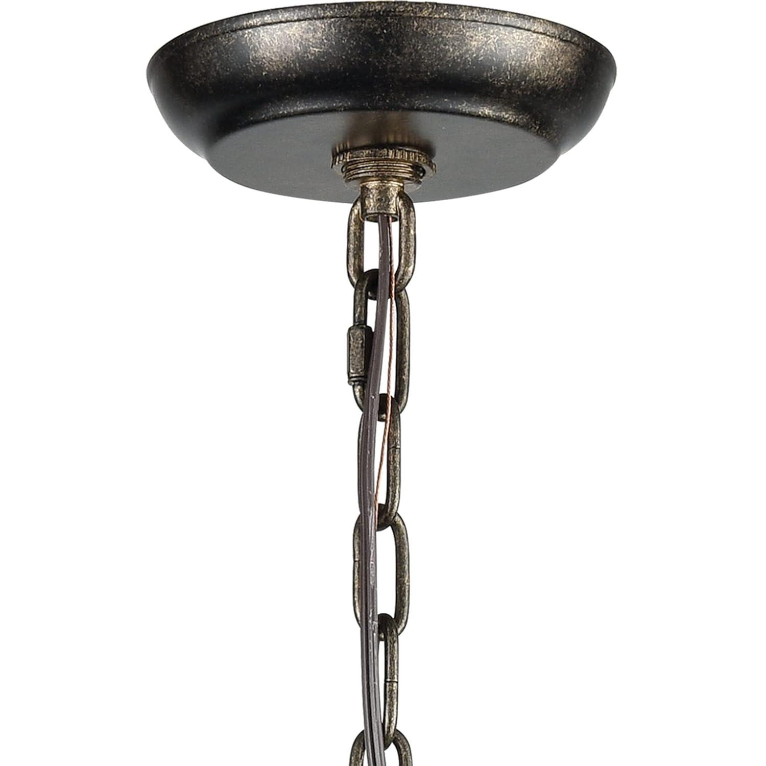 Elk Home Circeo 5 - Light Chandelier in  Deep Rust