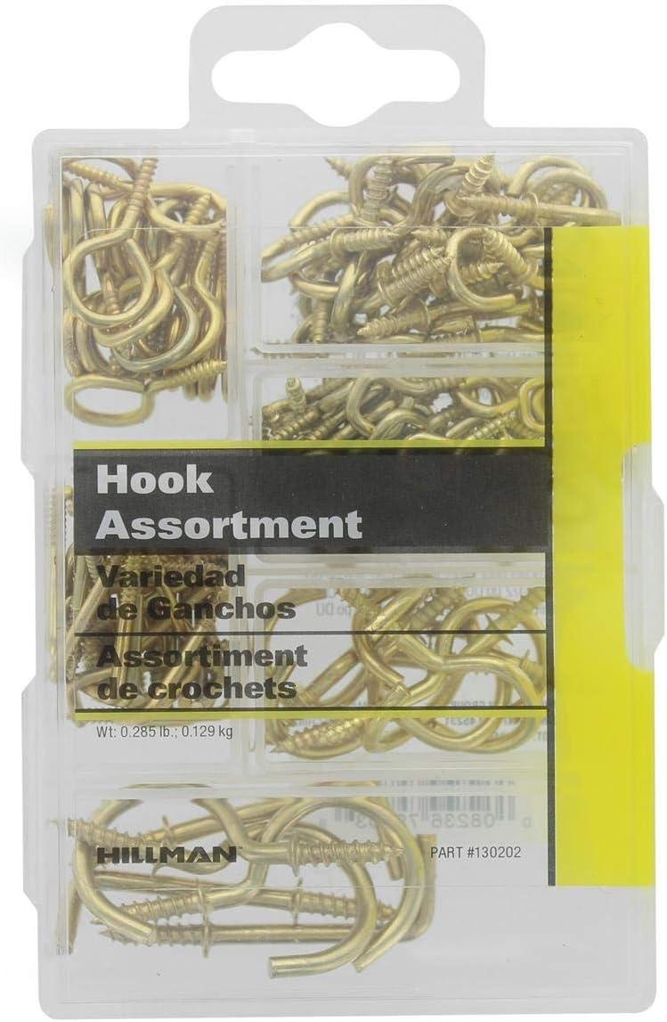 Small Brass Screw Eye Assorted Kit (121-Pack)