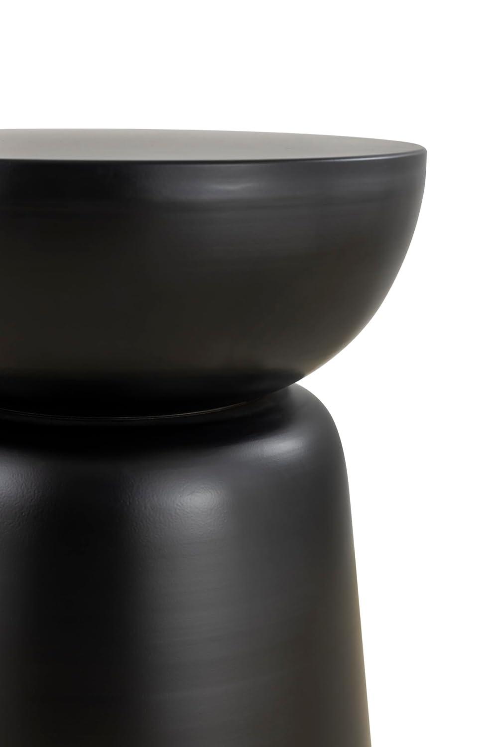 DRAM 21" Black Iron Modern Stool