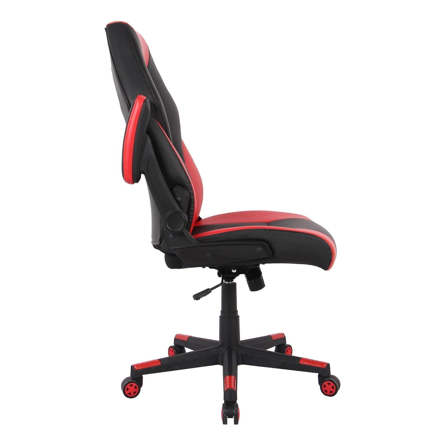 RGX Black and Red Faux Leather High-Back Gaming Chair