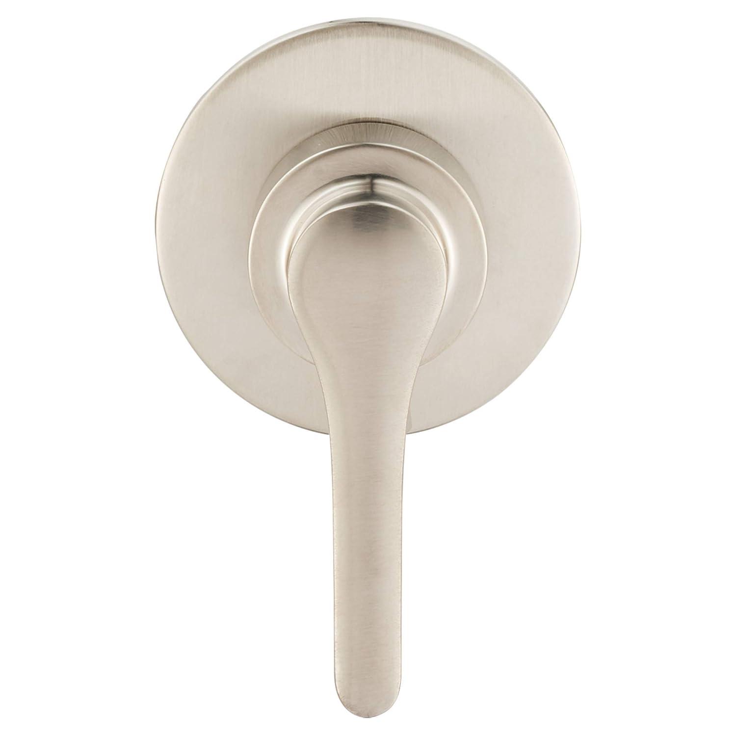 Studio S 1-Handle Wall-Mount Diverter Valve Trim Kit in Brushed Nickel (Valve Not Included)