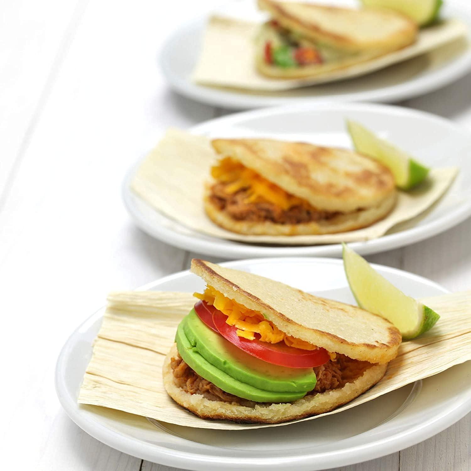 Black Non-Stick 6-Arepa Maker with Safety Lock Lid