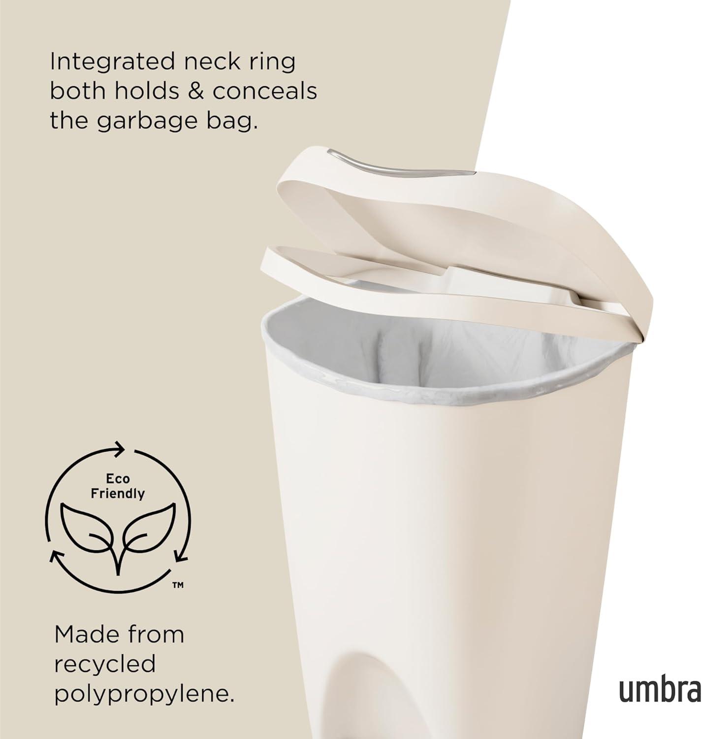 Umbra 13gal Brim Step Trash Can