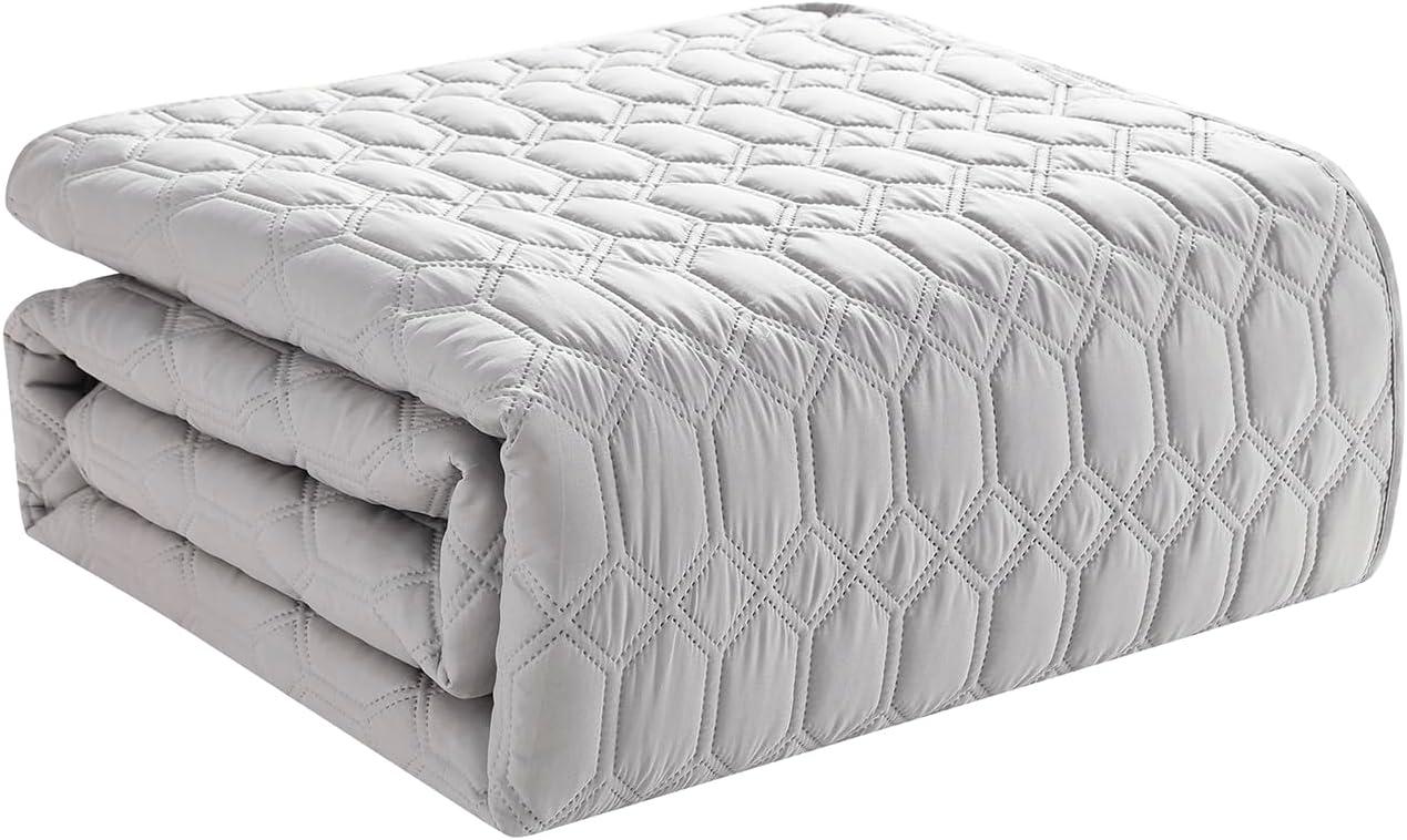 VCNY 3pc Diamond Pinsonic Quilt Set