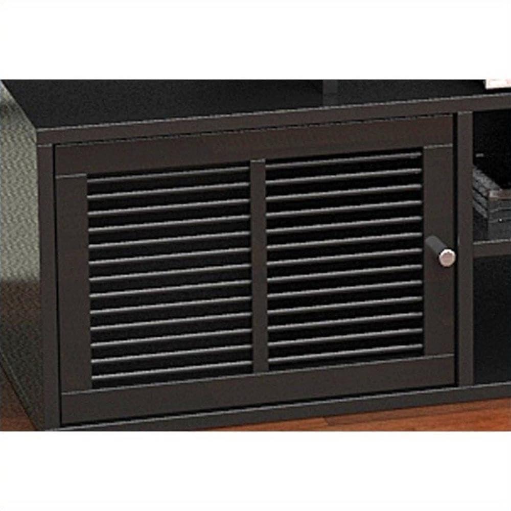 Convenience Concepts Designs2Go Lexington 59" TV Stand in Black Wood Finish
