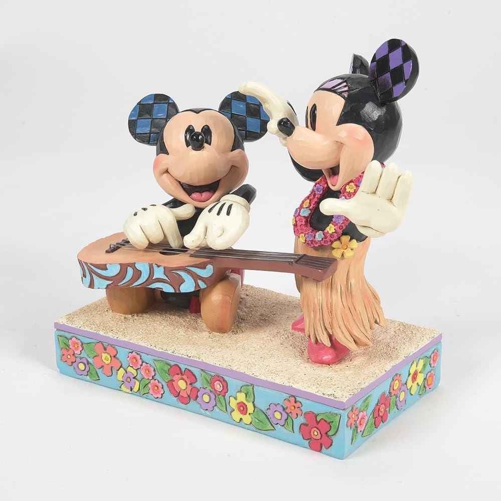 Jim Shore Disney Traditions Mickey and Minnie Hawaii Figurine